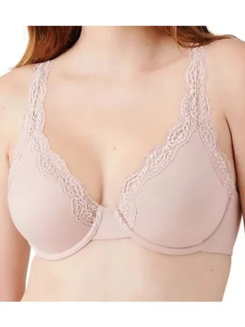 Wacoal Softly Styled Unlined Mid Coverage Underwire Bra Size 40G Nude 855301